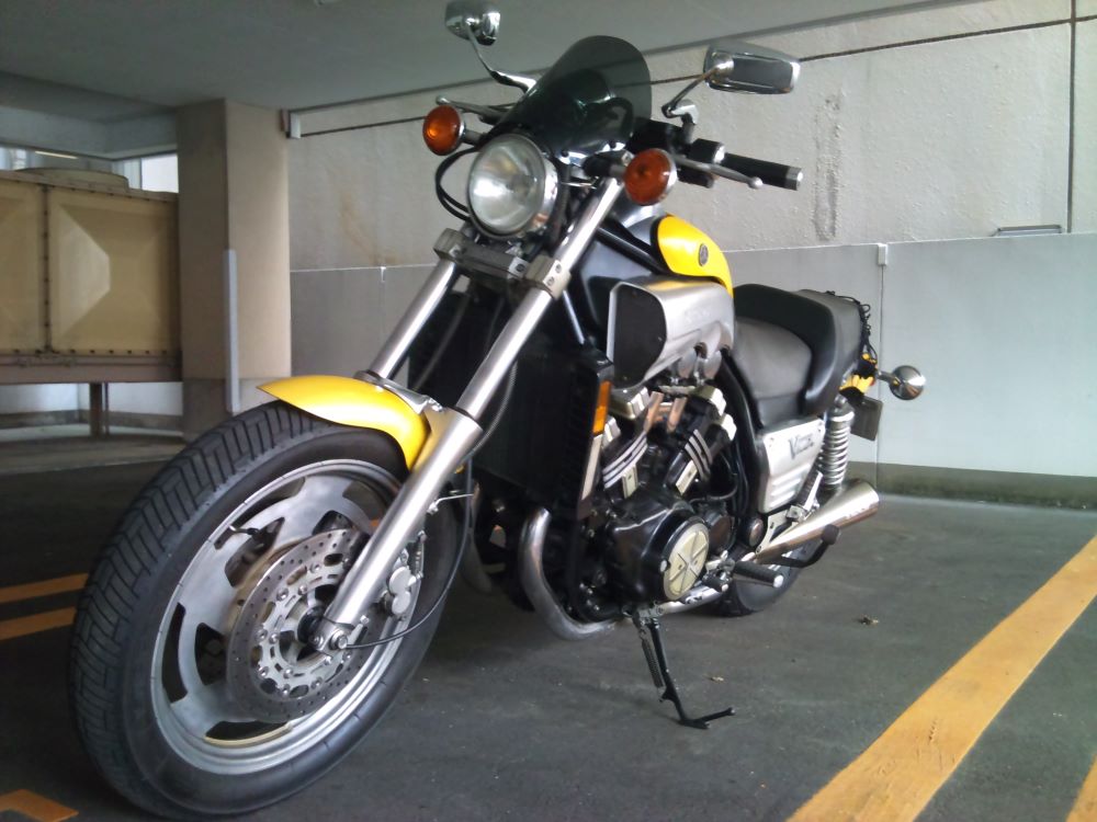 V-MAX1200シックデザインガイラシールド スモーク  VMAX1200 hamashoparts_000312-c4-gs26-2