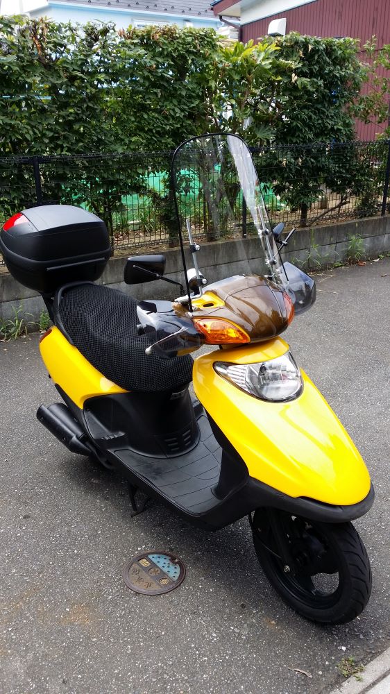 楽天市場 ジョルノ スペイシー100 原付汎用ウインドスクリーン 風防 クリア スモーク アダプター付 バイクパーツのワールドウォーク