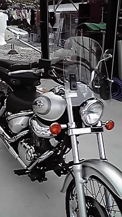 1年保証付 メンテナンスクロス付！イントルーダー250 イントルーダ250 汎用大型スクリーン バイザー シールド 風防 クリア スモーク