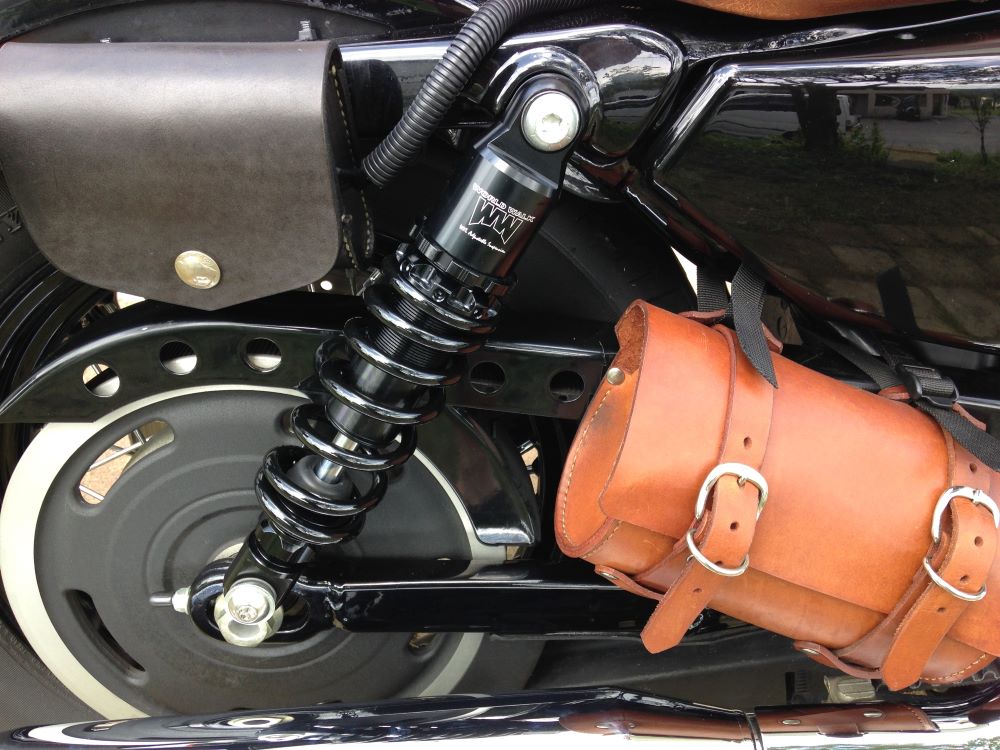 1年保証付 HD ハーレー XL1200N スポーツスター ナイトスター アジャスタブルサスペンション リアサス WW製 ワールドウォーク