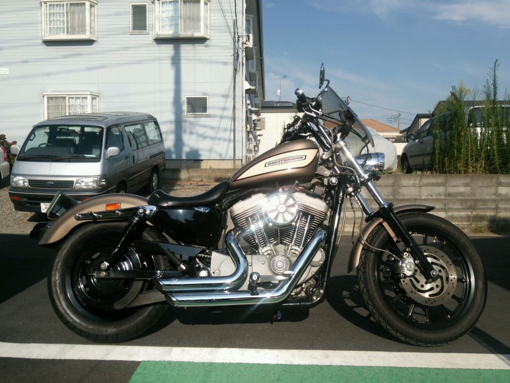 1年保証付 HD ハーレー XL1200R スポーツスター ロードスター アジャスタブルサスペンション リアサス WW製 ワールドウォーク