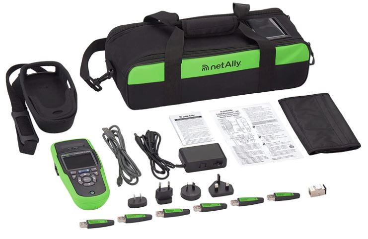 サイバー空間アレイ(NetAlly) LinkRunner AT 2000 取りひろげる取り調べる一揃いの道具  LRAT-2000-KIT
