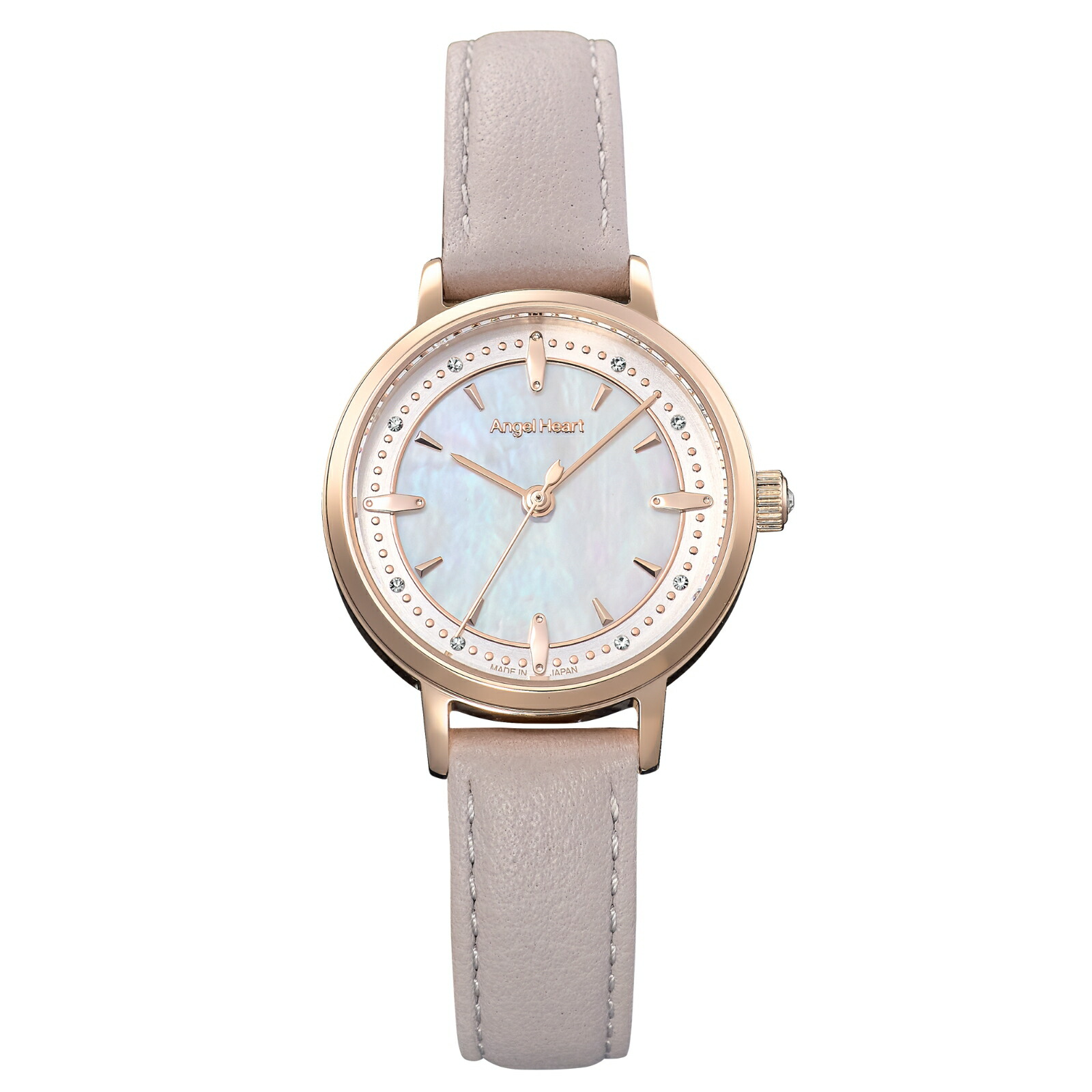 【レビュー特典あり】【ブランド直営店】ANGEL HEART エンジェルハート SAKURA TIME ソーラー電池 ホワイトパール SKR28P-GY-J 時計 腕時計 ブランド