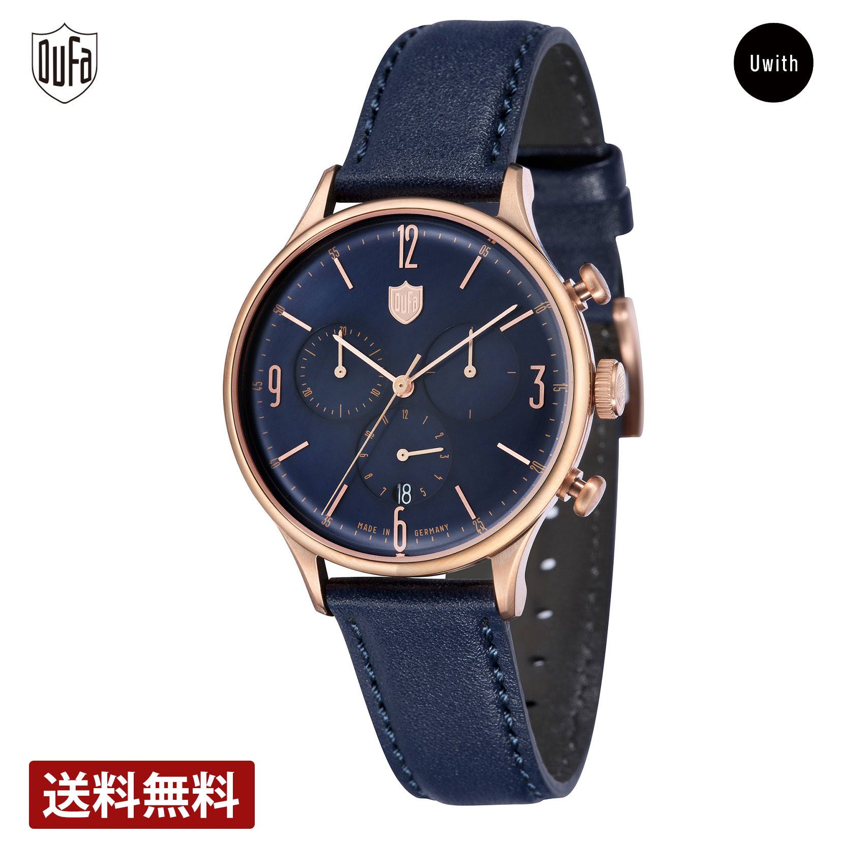 【人気モデル】DUFA DF-9001-04 シンプルクラシック クオーツ 楽天市場】ドゥッファ DUFA メンズ 腕時計 ブラック クォーツ