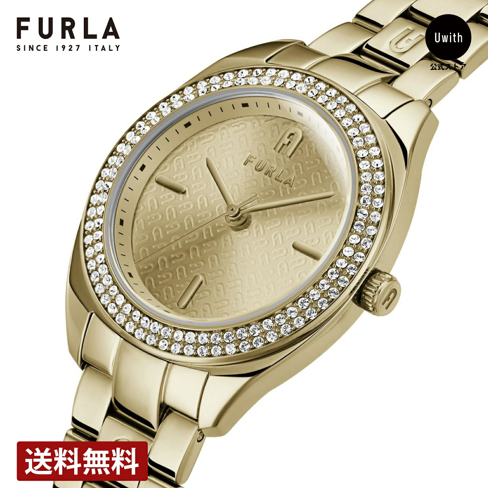 【トートバッグプレゼント】フルラ FURLA 腕時計 ロゴス ゴールド WW00038003L2 クォーツレディース 誕生日 プレゼント ギフト
