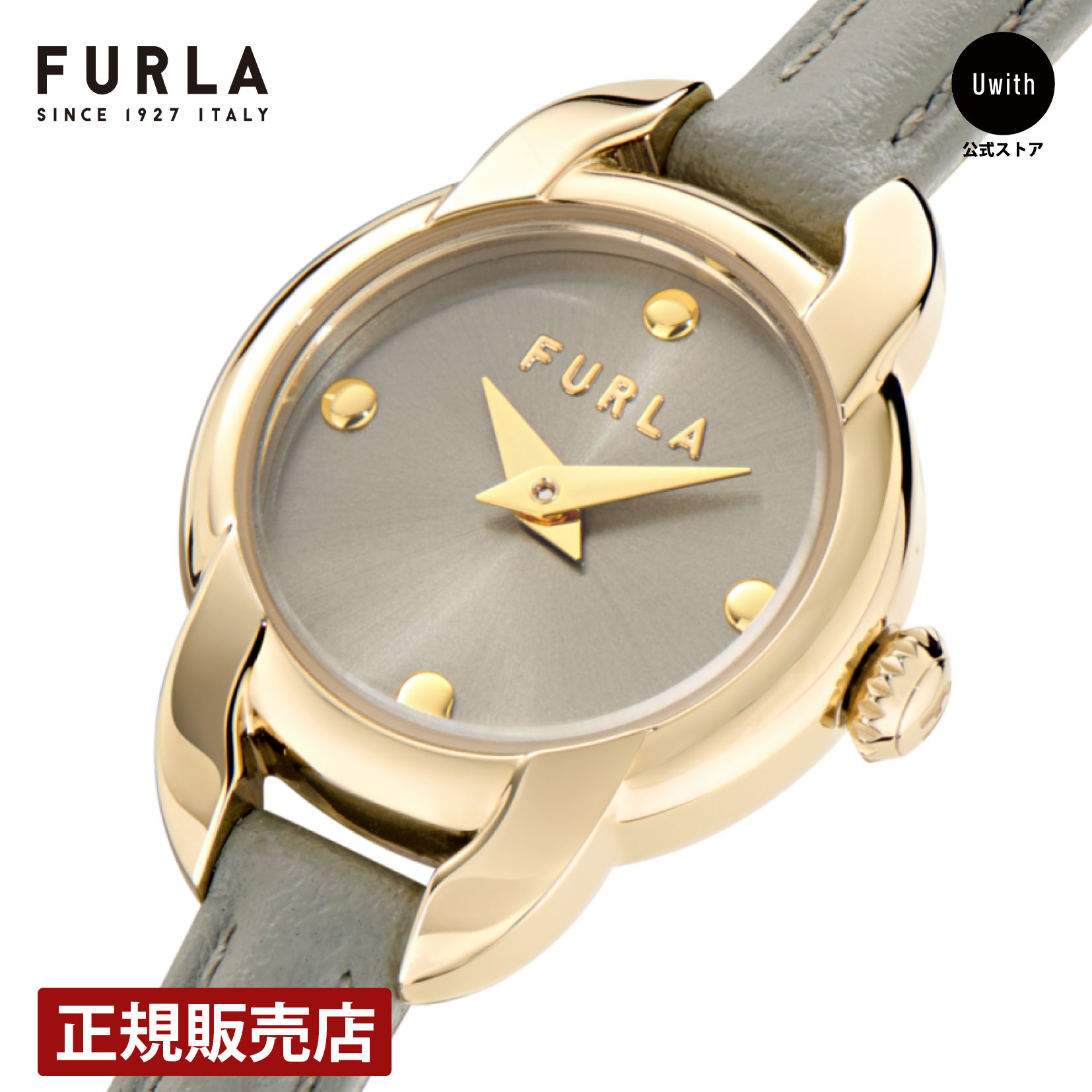 【ブランド直営店】FURLA フルラ FURLA MINI SHAPEクォーツ レディース グレー WW00064002L2