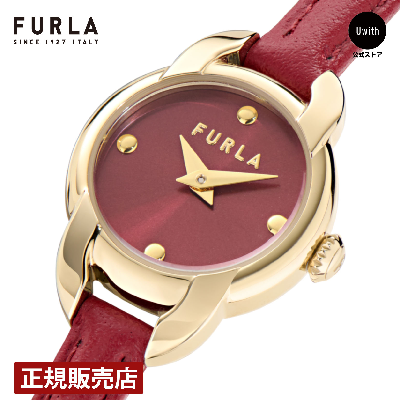 【ブランド直営店】FURLA フルラFURLAMINISHAPEクォーツ レディース レッド WW00064003L2