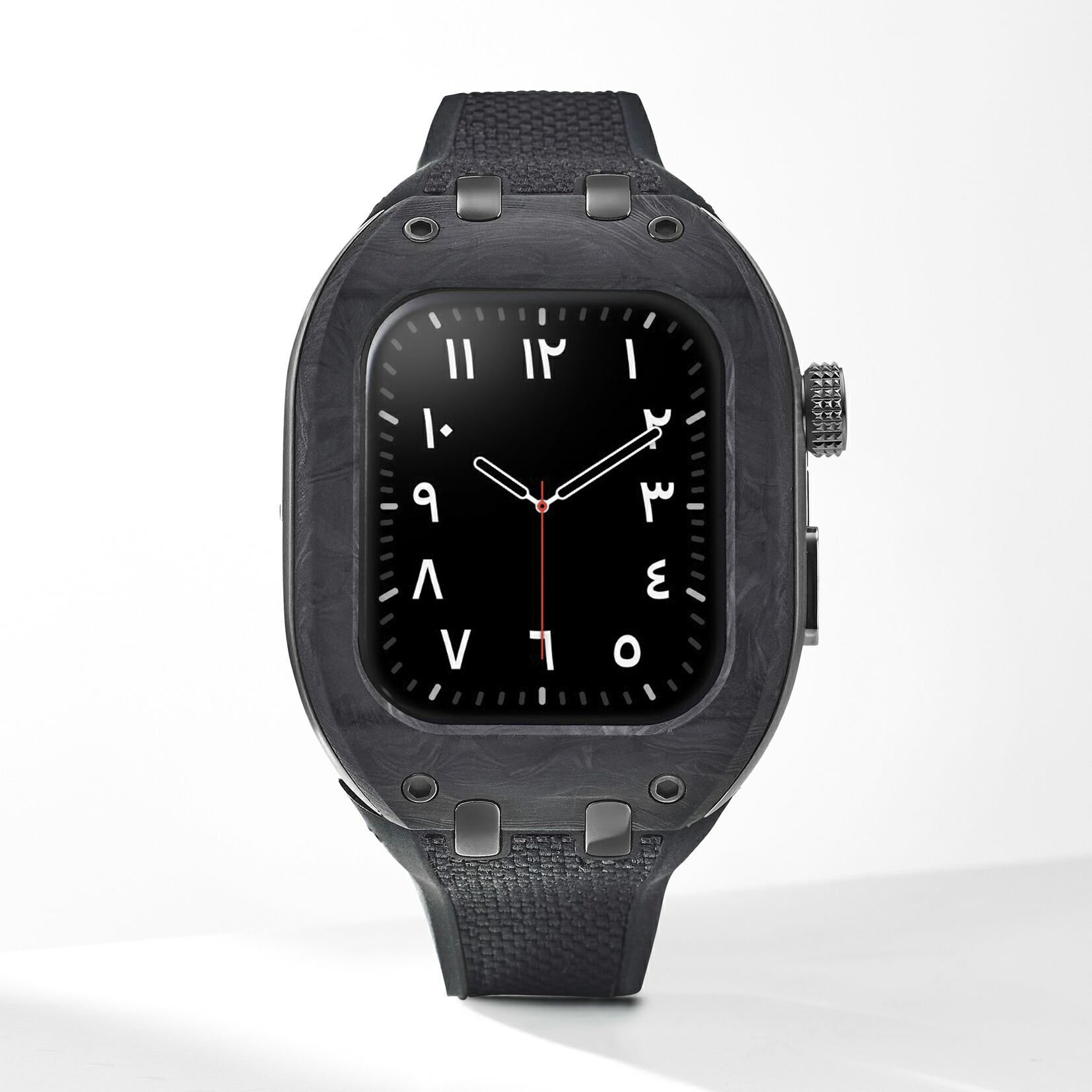 HUMBLE RICH(ハンブルリッチ) 高級アップルウォッチケース Apple Watch ケース 9/8/7対応 - CARBON WBB0289-015 41mm 高級 上品｜WORLD WIDE WATCH店
