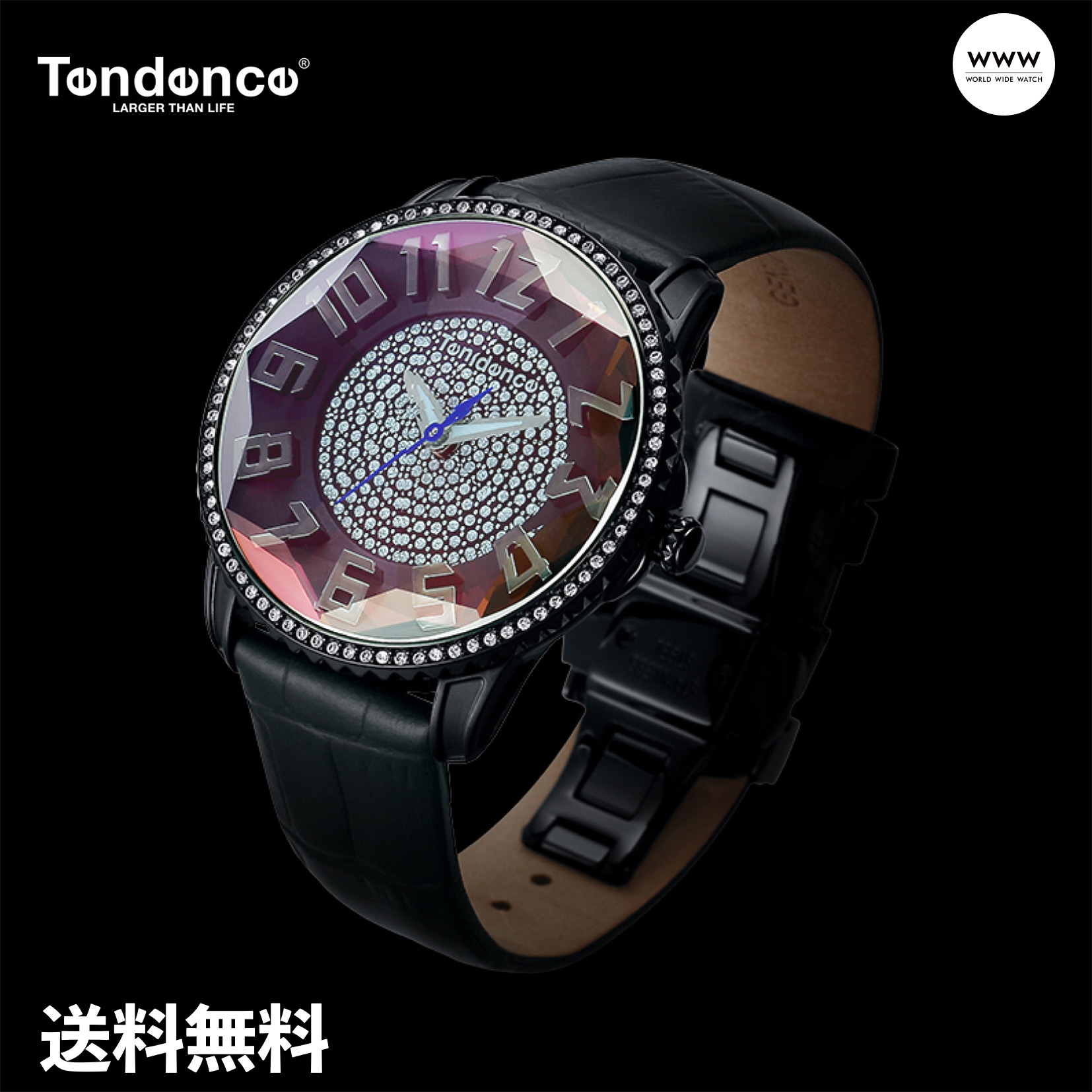 【レビュー特典あり】【ブランド直営店】テンデンス TENDENCE レディース 腕時計 TWINKLE トゥインクル TY132009 ブラック クォーツ 時計 ブランド 5気圧防水