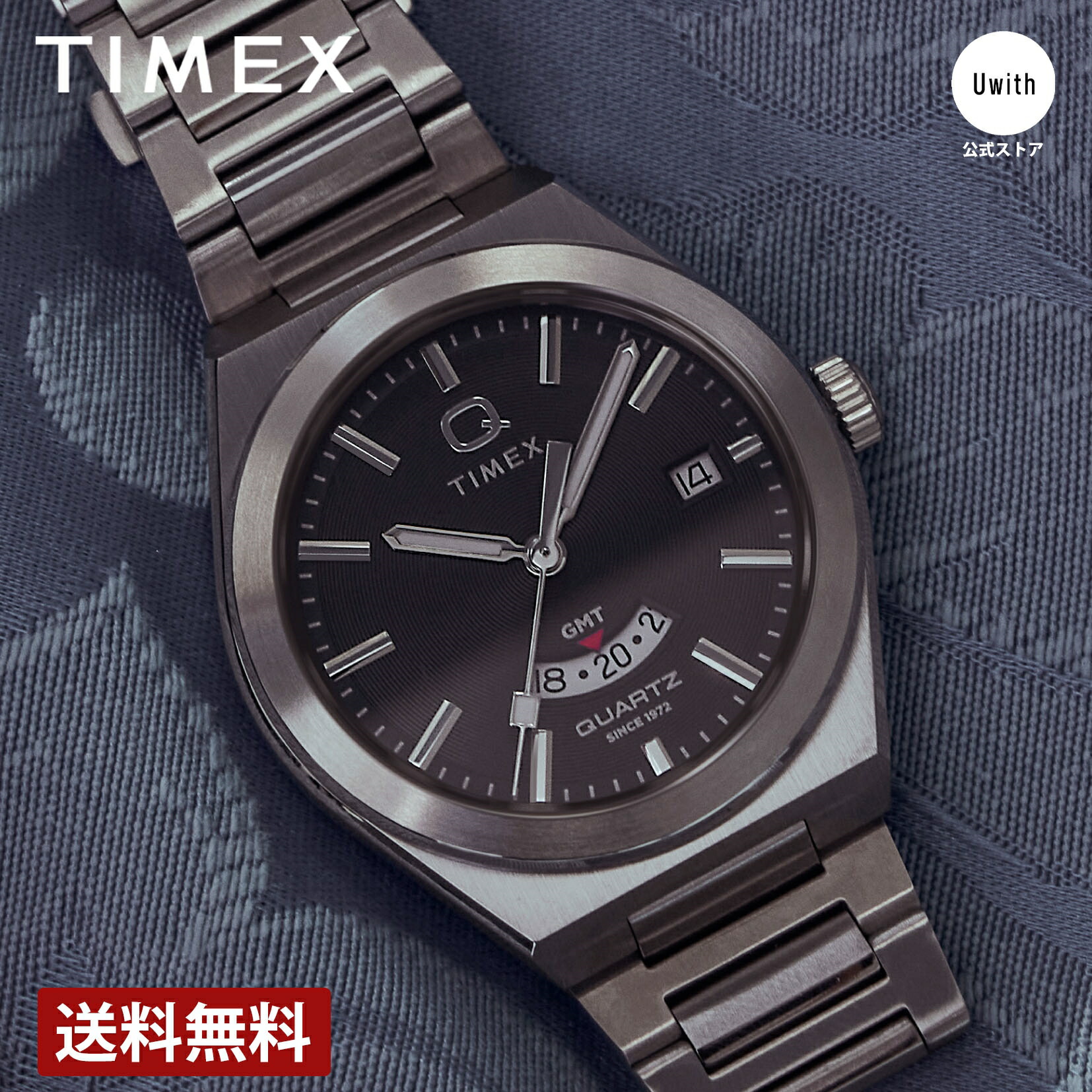【レビュー特典あり】【ブランド直営店】TIMEX タイメックス Q - Timex GMT クォーツ グレー TW2Y12100 25,344円