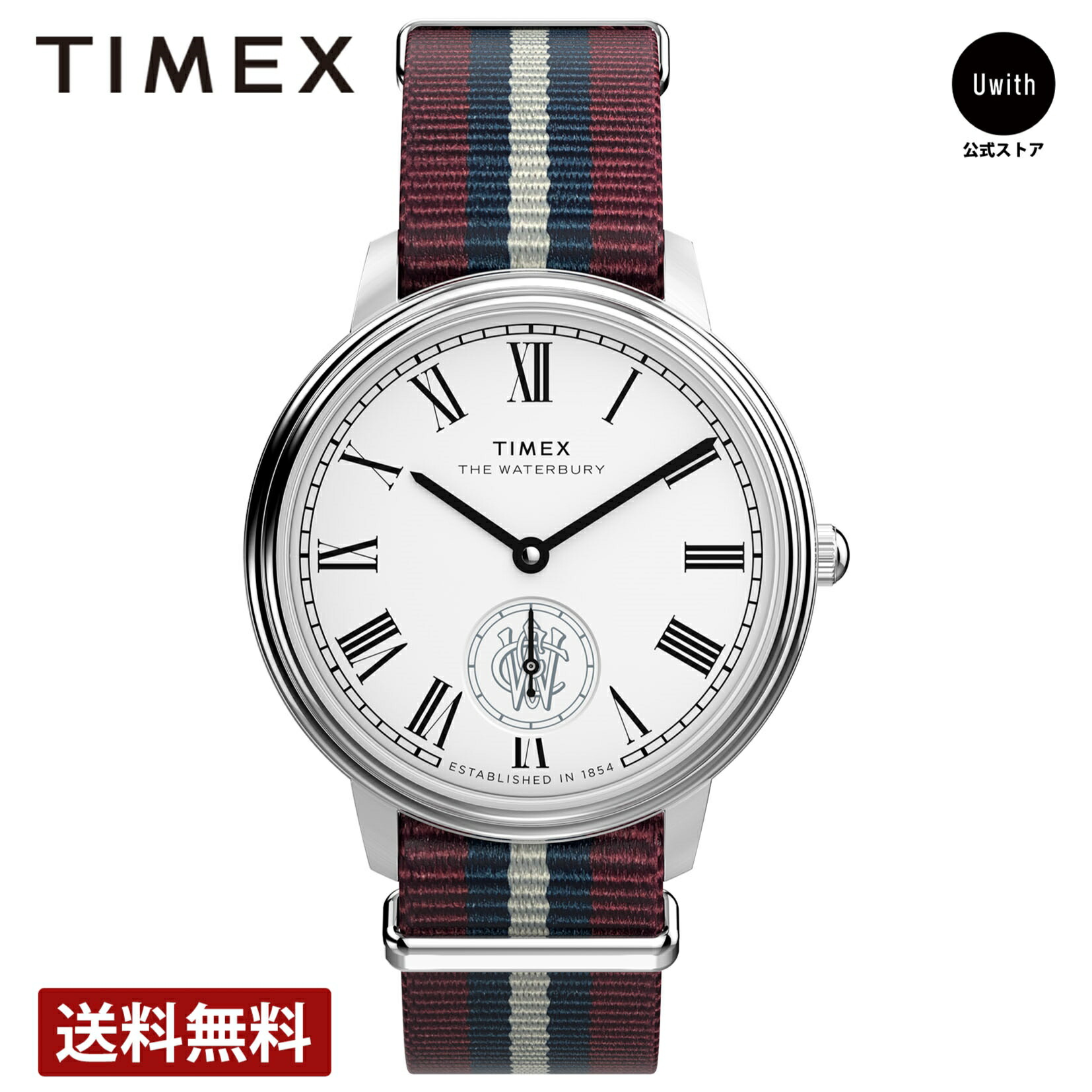 【レビュー特典あり】【ブランド直営店】TIMEX タイメックス ウォーターベリー メトロポリタン サブセコンド クォーツ ホワイト TW2Y27600｜WORLD WIDE WATCH店