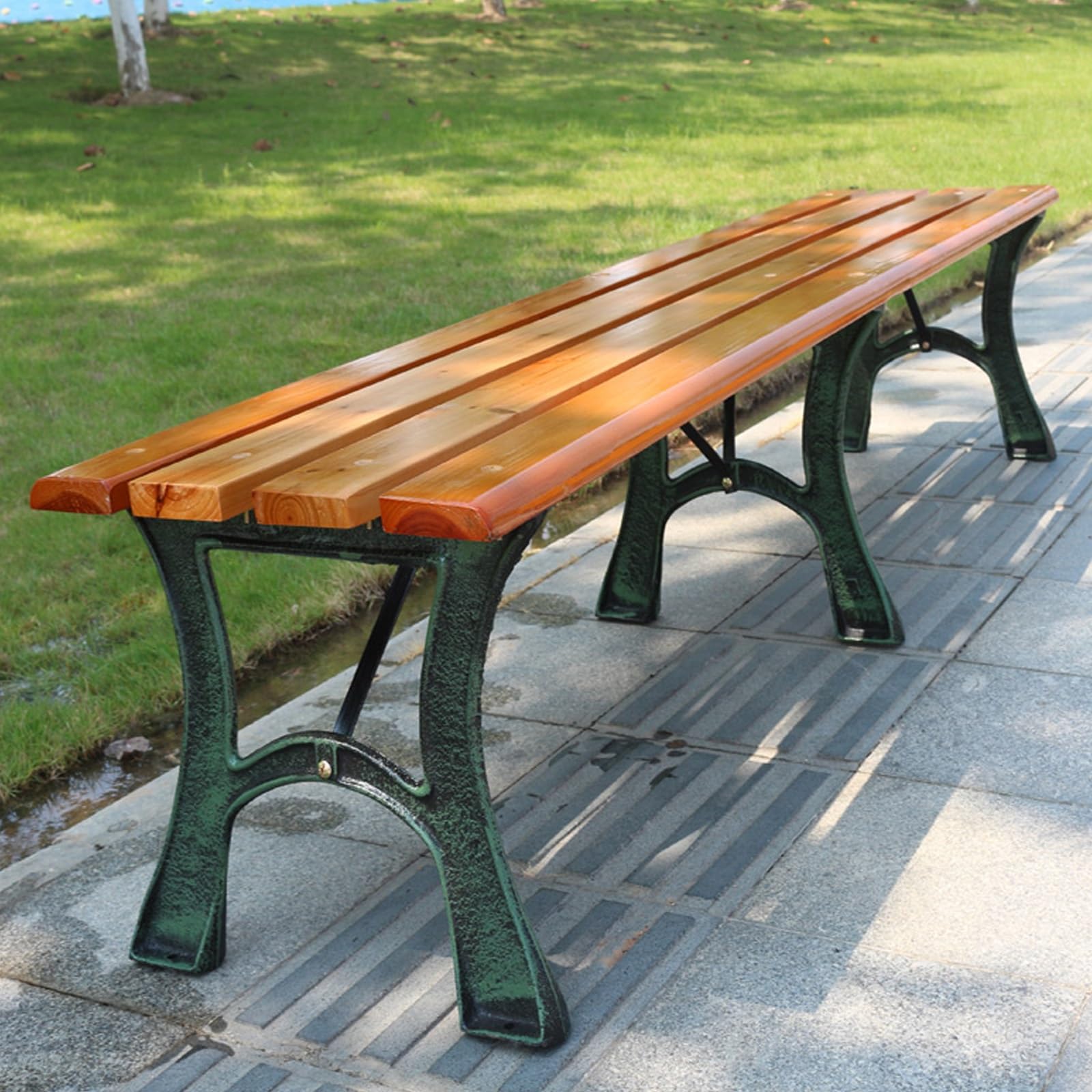 ガーデンベンチ 屋外 パークベンチ 背もたれ付き 幅120cm/150cm/180cm 屋外 ベンチ 木製 ベンチ 庭 ベンチ 天然木 は防水性と耐日光性 耐荷重約400kg 組み立てが簡 中庭や庭園に適した|WORM Base
