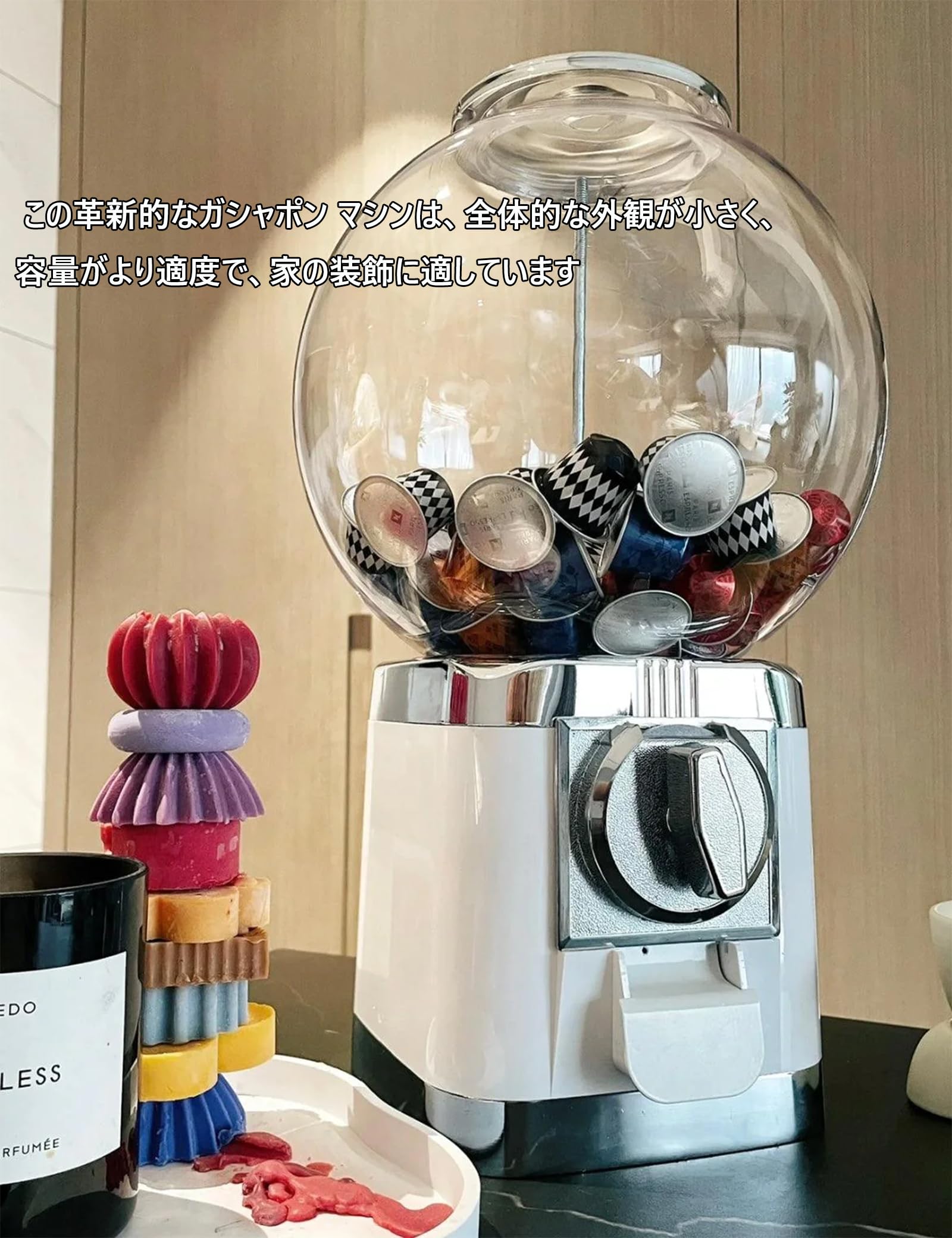 コーヒーポッドホルダー コーヒーカプセル 収納 コンテナ、大容量 150個のカプセルコーヒーポッドホルダーオーガナイザ コーヒーカプセルスタンド、キッチンカウンター用エスプレッソカプセル オーガナイザー コーヒーポッド収納バスケット コーヒー