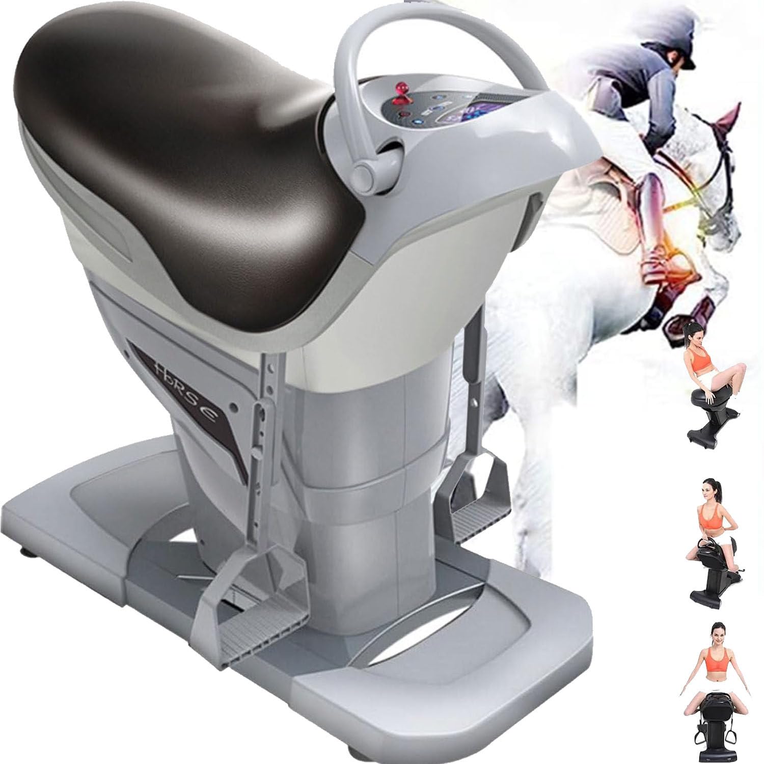 電動乗り馬器械 200W屋内3Dコンピューターシミュレーション乗り馬フィットネスマシン 3流行り物合わせる能力のあるな土手っ腹フィットネスエクササイズ 腰 脚 B用備品
