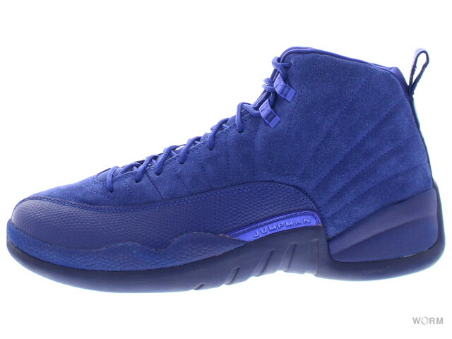 retro 12 blue and white