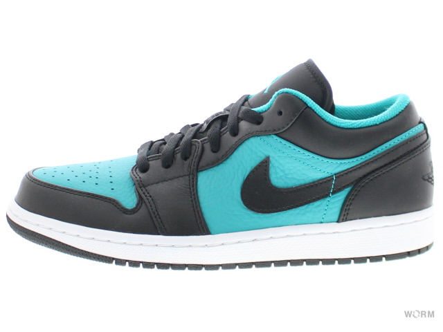 air jordan 1 low black turbo green