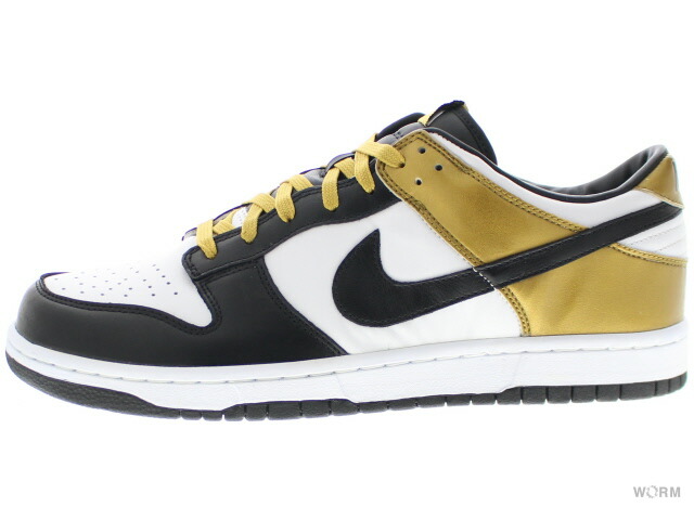 white gold nike dunks