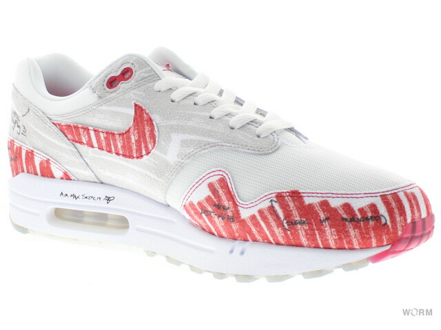 nike air max 1 sketch red