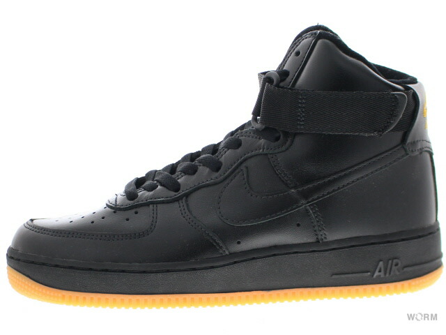 nike air force 1 high black gold