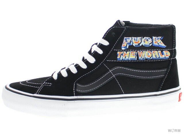 vans sk8 hi blue black
