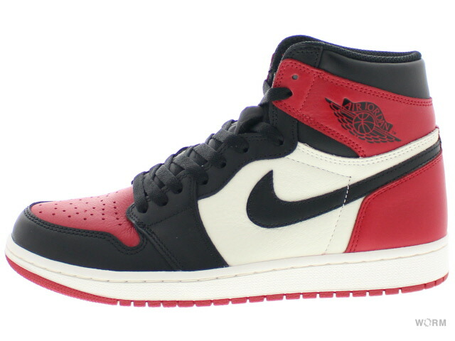 【US8】 AIR JORDAN 1 RETRO HIGH OG BRED TOE 555088-610 【新古品】