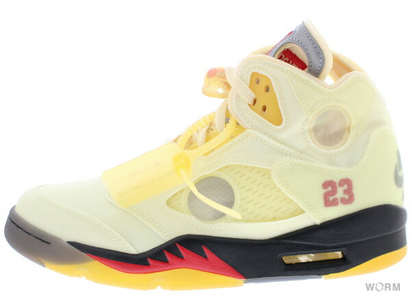 楽天市場】NIKE AIR JORDAN 5 RETRO SP OFF-WHITE blk/fire red-muslin