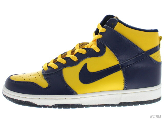 【US8】 NIKE DUNK HIGH LE MICHIGAN 630335-471 【新古品】