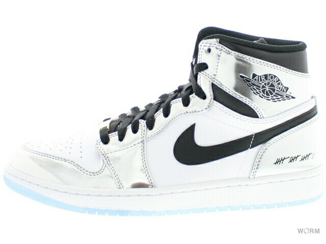 楽天市場】NIKE AIR JORDAN 1 RETRO HI THINK 16 chrome/black