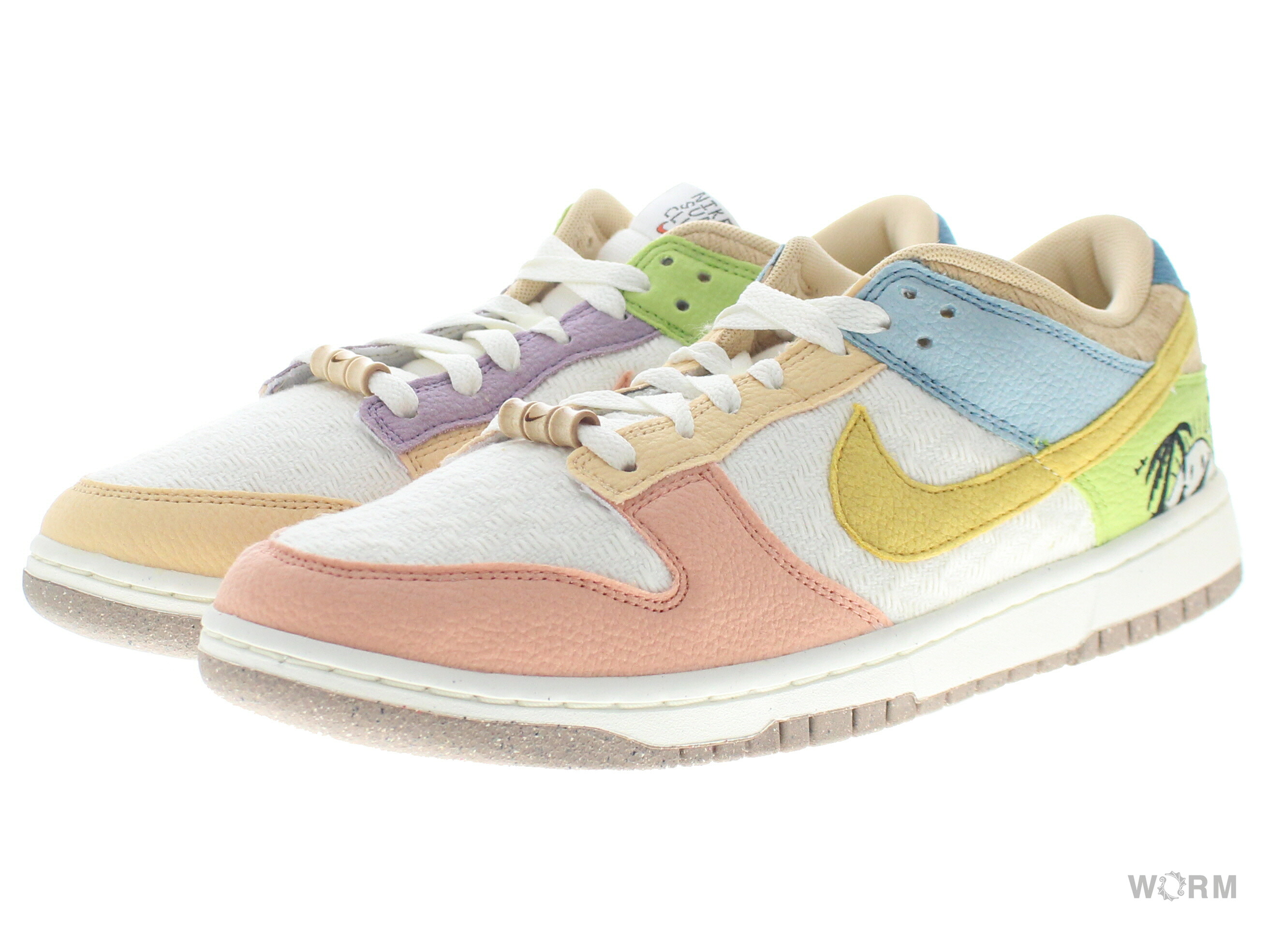 【W US10.5】 NIKE W DUNK LOW SE SUN CLUB DQ0265-100 【新古品】