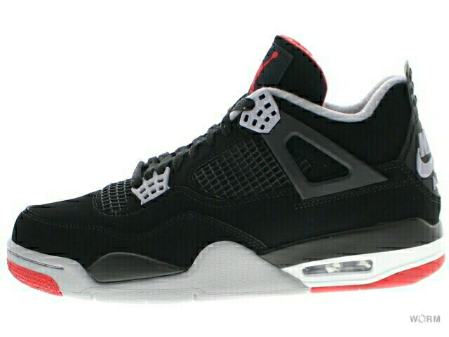 【US8.5】 AIR JORDAN 4 RETRO BRED 308497-060 【新古品】