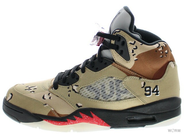 【US9.5】 AIR JORDAN 5 RETRO SUPREME 824371-201 【新古品】