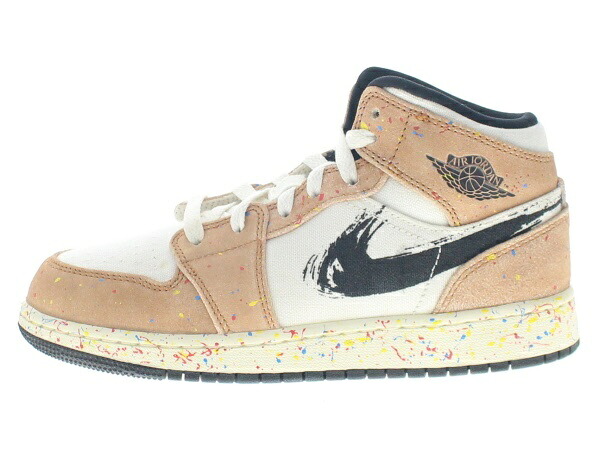 US4Y 23cm AIR JORDAN 1 MID SE (GS) DA8006-100 ナイキ エアジョーダン1 MID SE (GS) 新古品｜WORM TOKYO