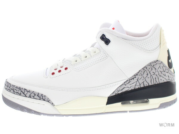 US11 29cm AIR JORDAN 3 RETRO WHITE CEMENT DN3707-100 ナイキ エアジョーダン 3 レトロ ホワイトセメント 新古品｜WORM TOKYO