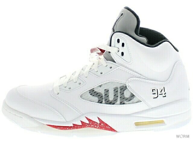 【US11】 AIR JORDAN 5 RETRO SUPREME 824371-101 【新古品】｜WORM TOKYO