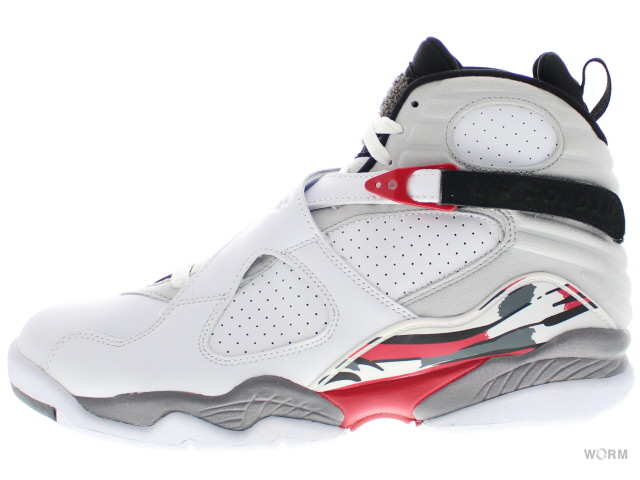 jordan 8 red white