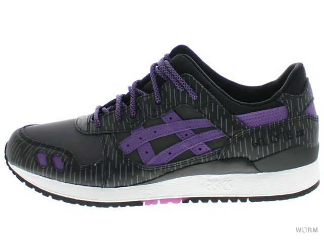 asics gel lyte iii black purple