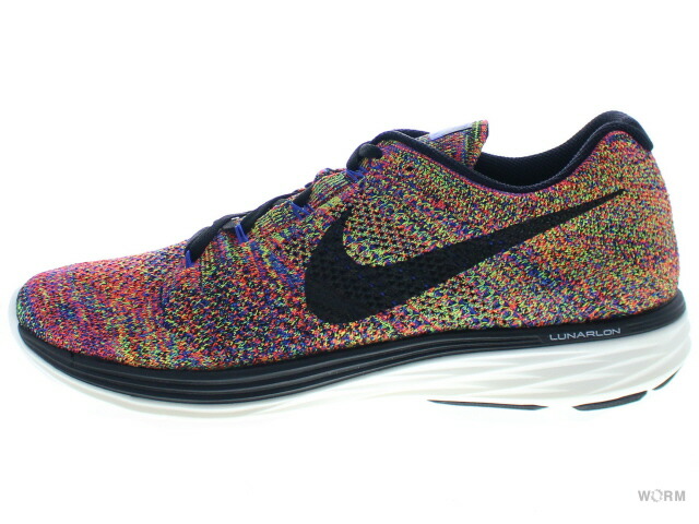 楽天市場 Nike Flyknit Lunar3 408 Racer Blue Black Ttl Crmsn Vlt ナイキ フライニット ルナ 新古品 Worm Tokyo