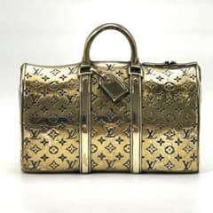 LOUIS VUITTON ルイヴィトン キーポル 主題 ペーパーウェイト モノグラム ゴールド 飾りつけ 室内装飾 オブジェ 非売品 ノベルティ 滅多にない レア コレクターズアイテム ブランド名品 ブランド名お御召しもの