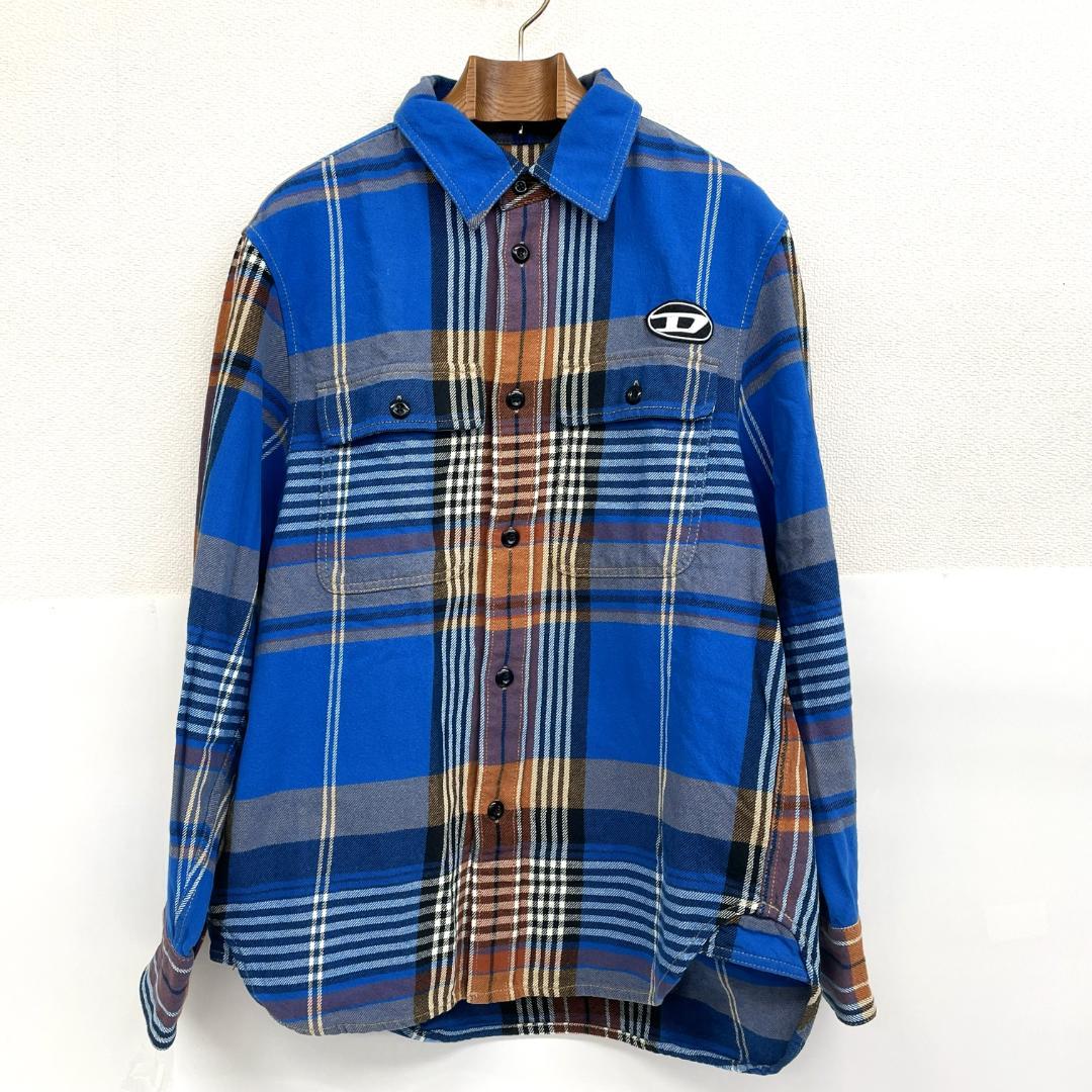 楽天市場】ディーゼル DIESEL タータンチェックシャツ 長袖 メンズ S