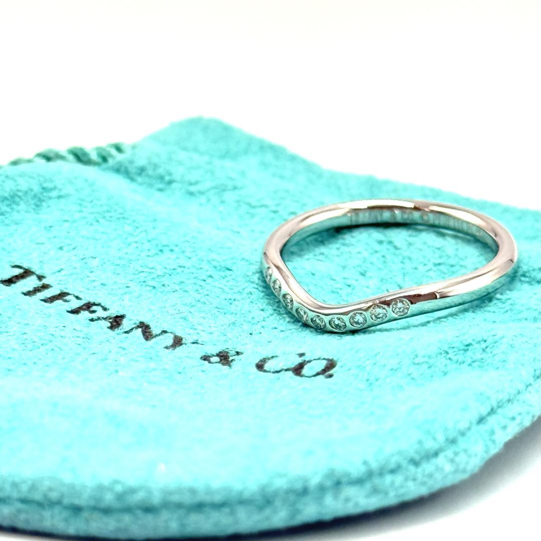 楽天市場】ティファニー トゥギャザー ミルグレイン バンド リング