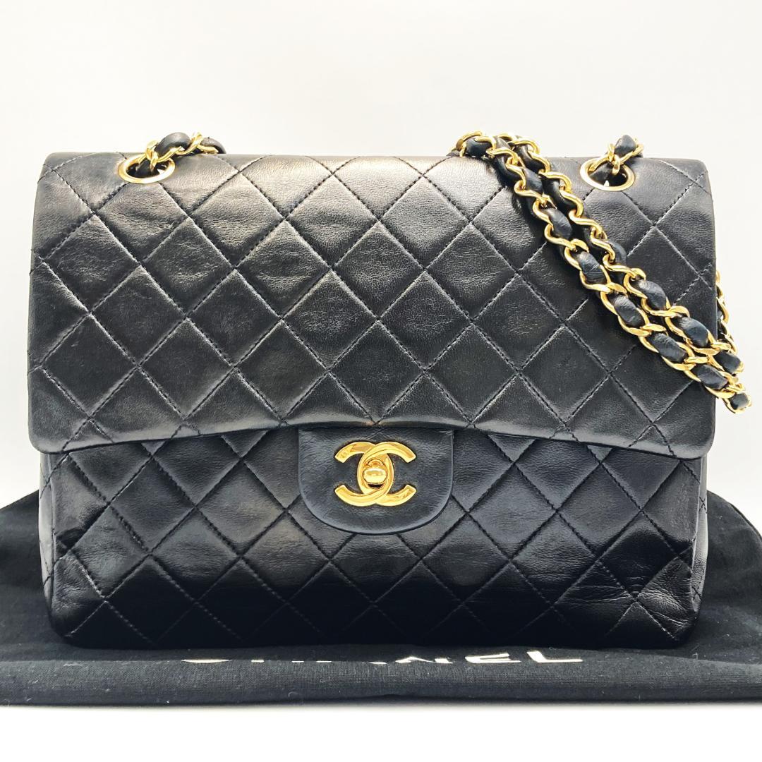 楽天市場】シャネル CHANEL Wチェーン スモール フラップ ショルダー