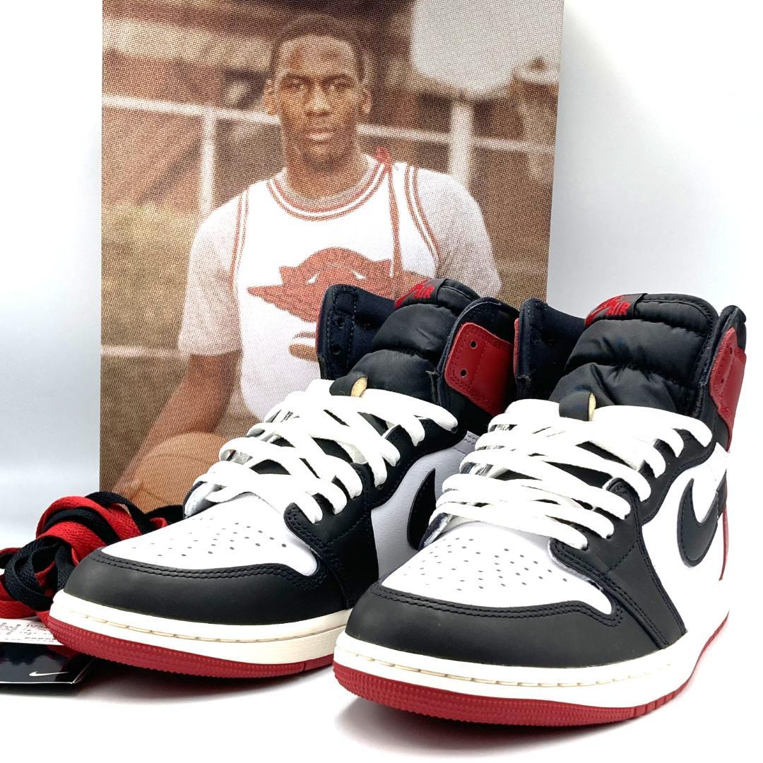 楽天市場】NIKE AIR JORDAN 1 RETRO HI DOUBLE STRAP black/gym red