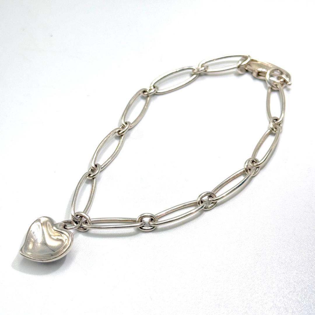 【SALE】TIFFANY&Co. ティファニー カーブドハート ブレスレット シルバー SV925 エルサ ペレッティ チェーンブレス ハートモチーフ レディース 定番 人気 アクセサリー ジュエリー ギフト ティファニーブレスレット ティファニーアクセサリー|BRAND WORTHTELL 店