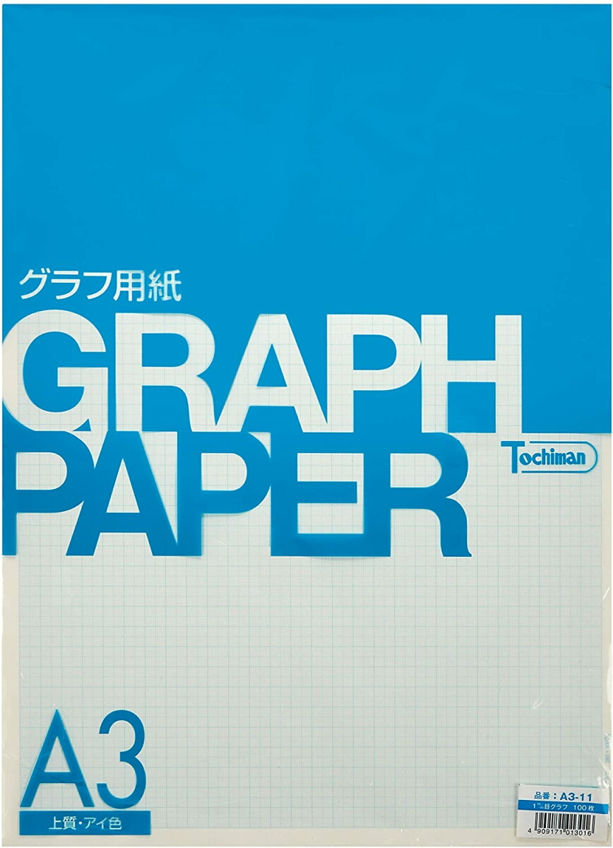 楽天市場 Sakaeテクニカルペーパー グラフ用紙 A3 1mm 方眼 上質紙 100枚 アイ色 A3 11 Office Wow 楽天市場店