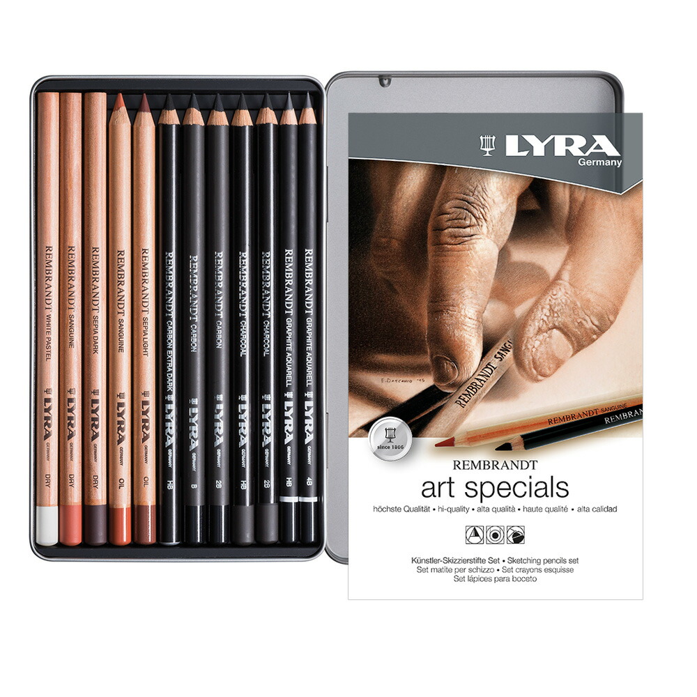 リラ LYRA ポリカラー色鉛筆 72色セット レンブラント・ポリカラー メタルボックス 72色セット | 製品