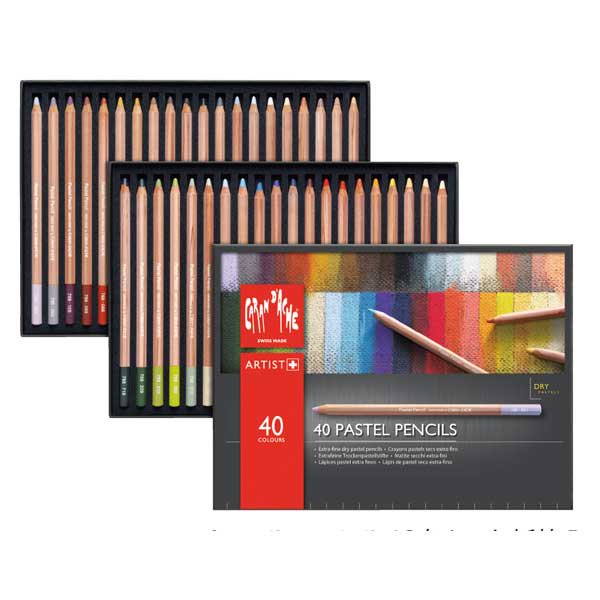 カラン ダッシュ 0788-340 パステルペンシル 40色セット 687198|Office WOW!店