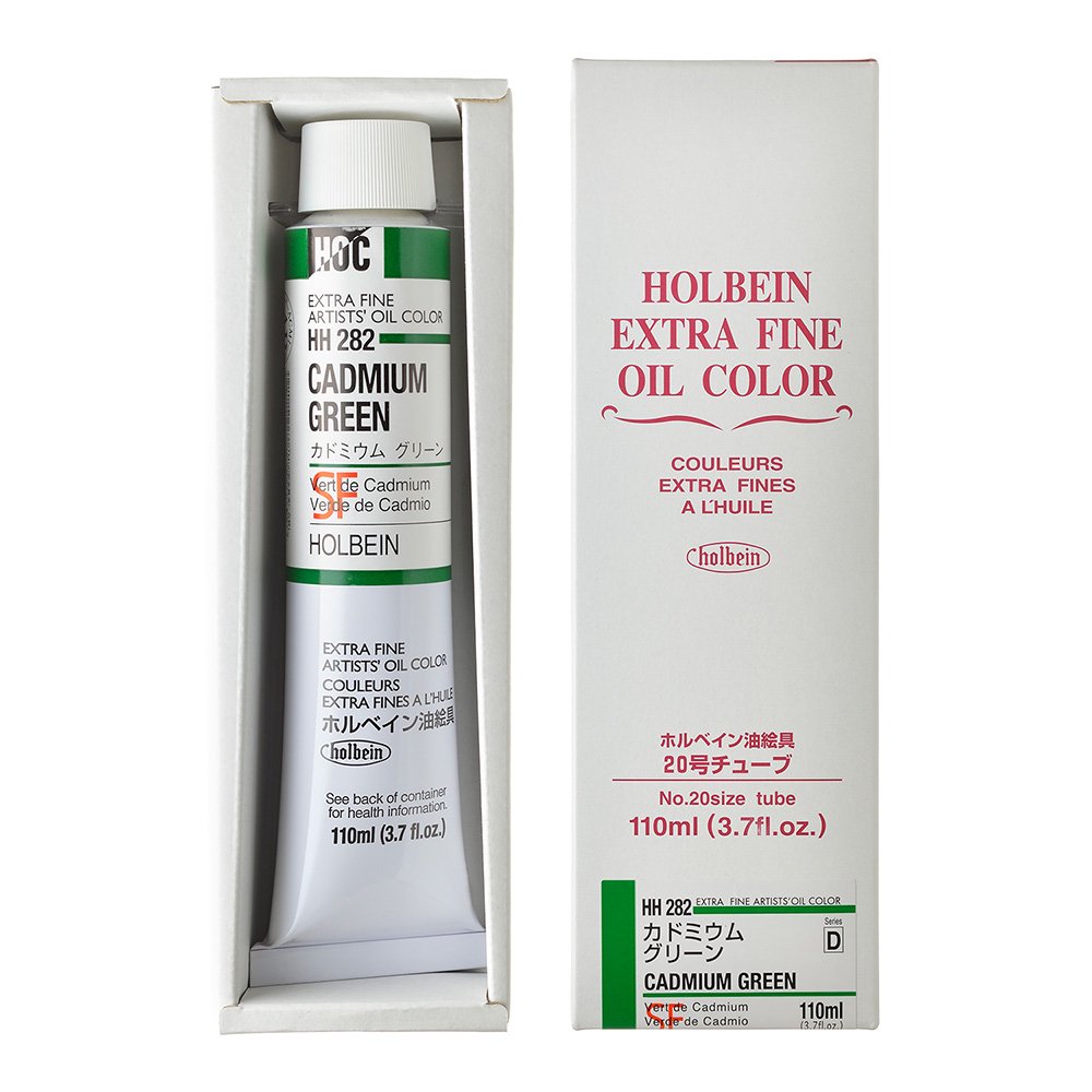 ホルベイン 油絵具 緑系 110ml HH282 カドミウム グリーン 010282