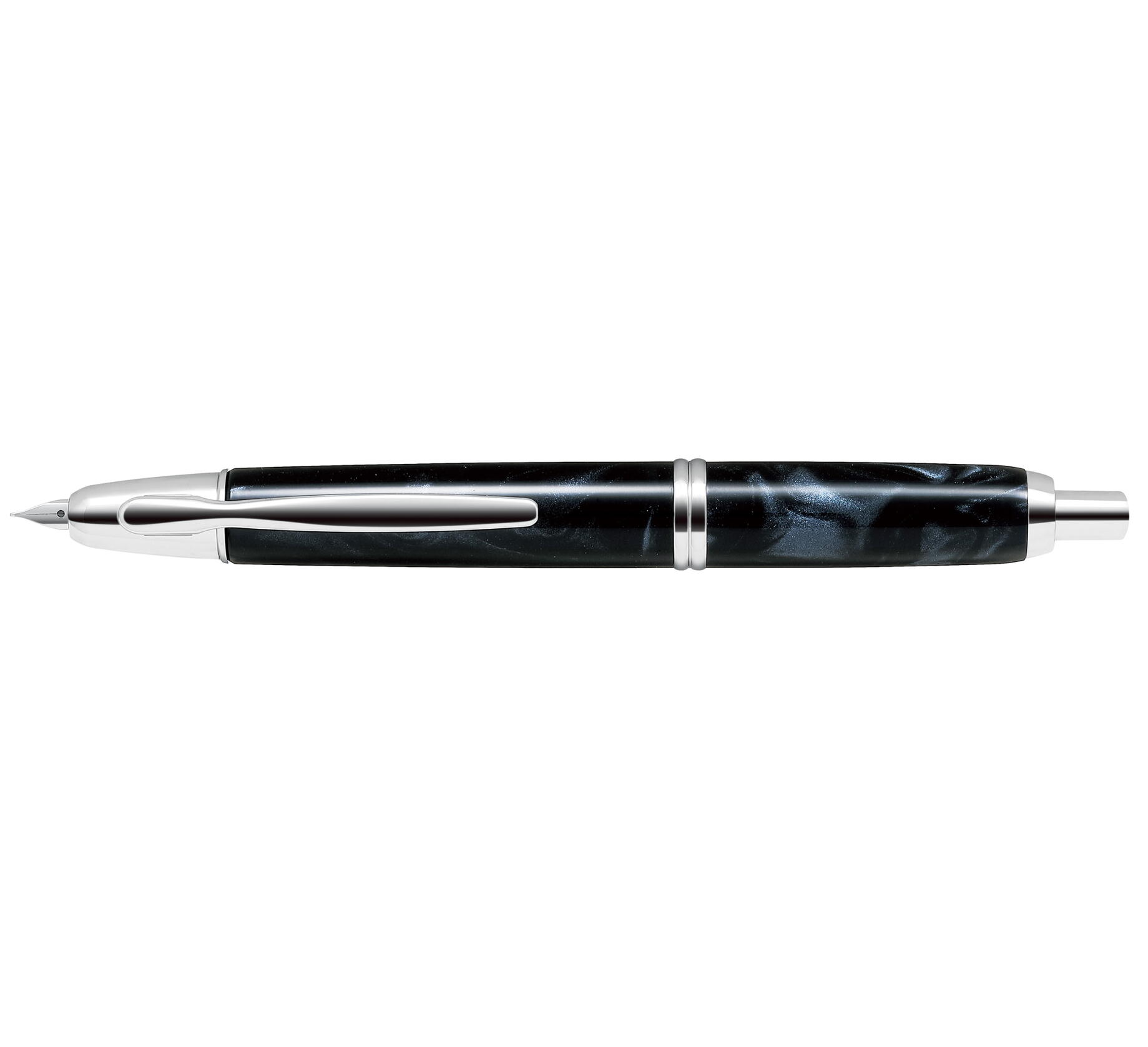 パイロット 万年筆 キャップレス SE マーブルブラック 細字 FCSE-3MR-MAB-F｜Office　WOW！店