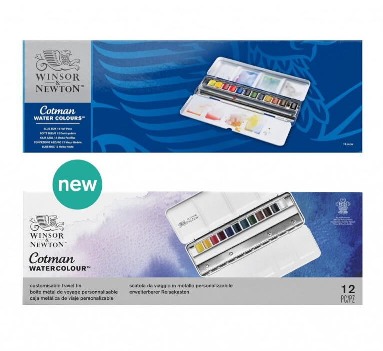 ウィンザーニュートン ウォーターカラーズ　セット ウィンザー&ニュートン W&N コットマン ウォーターカラー CWC