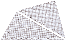 楽天市場 ステッドラー レイアウト用方眼三角定規 30cm Office Wow 楽天市場店